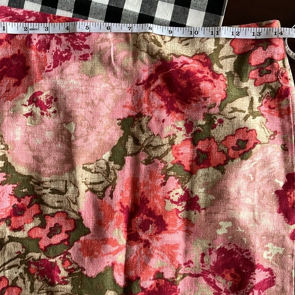 TALBOTS Petite floral Cotton skirt size 2P - Picture 6 of 8